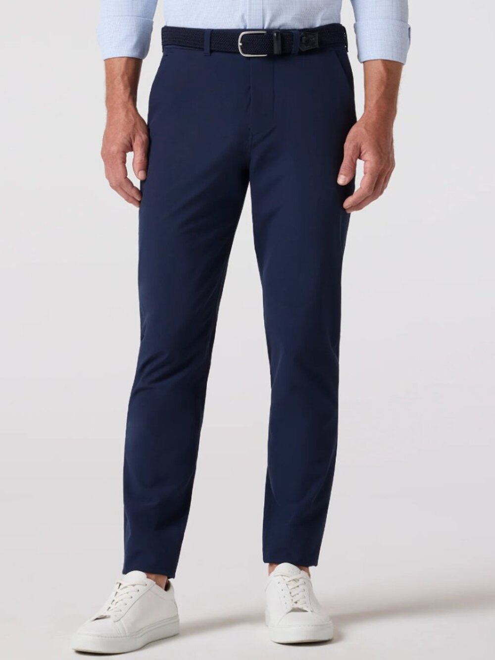 Mizzen & Main Helmsman Navy Slim Fit Chino Pant 36 W x 30 L